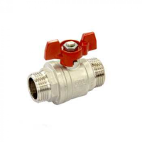 Кран шаровый НР 3/4" (бабочка) HLV