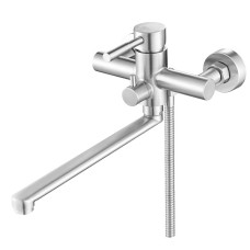 CHAMPION SUS-006 (EURO) CHROME Смеситель для ванны из нерж. стали (цв. хром) (10 шт/ящ)