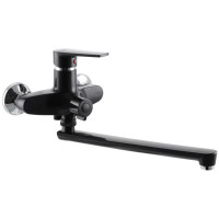 PLAMIX OSCAR-006 EURO SET BLACK (со шлангом, лейкой и кронштейном) (24 шт/ящ)