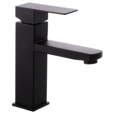 MIXXUS KUB-001 BLACK Смеситель для умывальника из нерж. стали SUS304 (10 шт/ящ)