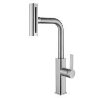 MIXXUS MOZ-014 Смес. для кухни с выдвижной лейкой (4 режима) из нерж. стали SUS304 (10 шт/ящ)