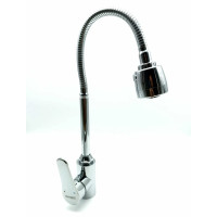 CHAMPION EZA-011 CHROME REFLECTOR Смес. для кухни с рефл. изл. из нерж. стали (цв.хром) (10 шт/ящ)