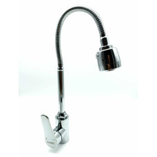 CHAMPION EZA-011 CHROME REFLECTOR Смес. для кухни с рефл. изл. из нерж. стали (цв.хром) (10 шт/ящ)