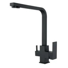 MIXXUS KUB-021 BLACK Смеситель для кухни из нерж.стали SUS304 с вых. для питьевой воды (10 шт/ящ)